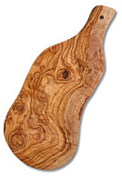 Finger board nature shape olive wood