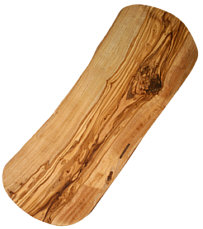Cutting board natural shape olive wood