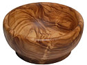 Bowl round olive wood
