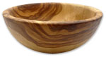 Salad bowl olive wood