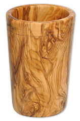 Quiver large olive wood conical
