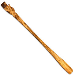 Shoespooner and backscratcher olive wood