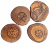 Mini board olive wood nature shape