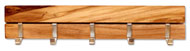 SeleXions Küchenleiste Olivenholz, 5 Haken