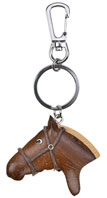 Schlüsselanhänger "Pferdekopf mit Halfter"