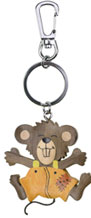 Key ring pendant "lucky little mouse"