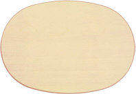 Ham-plate oval maple