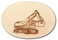 Schinkenteller oval Bagger