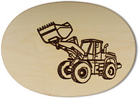 Schinkenteller oval Radlader