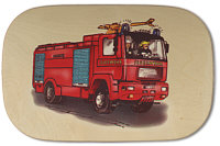 Schneidebrett farbig Feuerwehr