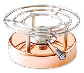 Kisag Rechaud LongFire kupfer, 1,4 KW