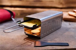 Kisag Raclette "Candle Light Pro", klappbar, mit 4 Kerzen, Spachtel