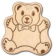 Animal motive board teddy bear