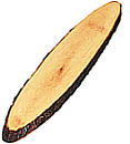 Baumscheibe lackiert Esche/Erle oval