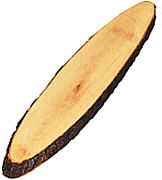 Baumscheibe lackiert Esche/Erle oval