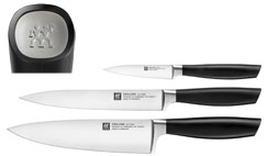 Zwilling All * Star set of 3 knives, handle logo silver