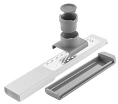 Zwilling Z-Cut Feinreibe grau, ABS
