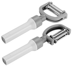 Zwilling Z-Cut 5-in1 Sparschäler grau, ABS, drehbar