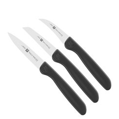 Set of knives 3 pcs synthetic (Peeling, Paring, Vegetable knife)