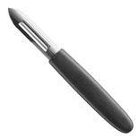 Vegetable peeler synthetic, black