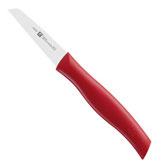 Twin Grip Vegetable knife, red
