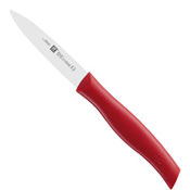 Twin Grip Paring knife, red
