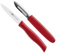 Twin Grip Set of knives 2 pcs. (paring knife, peeler)