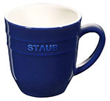 Staub cup dark blue ceramic