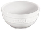 Staub mixing bowl white ceramic