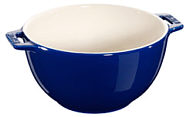 Staub salad bowl dark blue ceramic