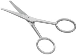 Twinox nose and ear hair scissors matted