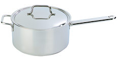 Sauce pan with handle and with lid Apollo
