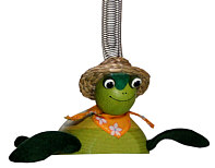 Schwingfigur Schildkröte mit Hut