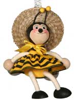 Schwingfigur Bienenfrau mit Kleid