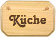 Door-plate branded (german)
