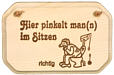 Door-plate branded (german)