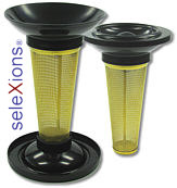 seleXions tea-pot-filter gold with drop stop