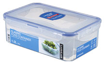Container rectangular with drainage tray 1,0 l