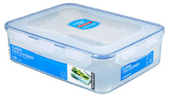 Container rectangular w. drainage tray 3,9 l