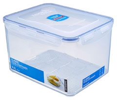 Dose rechteckig m. Ablaufgitter 9,0 l