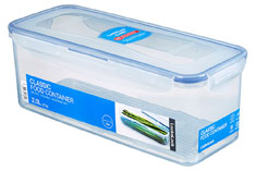 Dose rechteckig m. Ablaufgitter 2,0 l