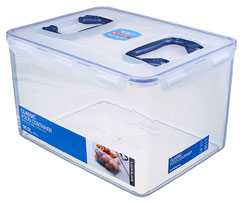 Aufbewahrungsbox rechteckig mit Tragegriffen 16 l