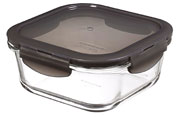 LocknLock oven glass, Deckel grau, quadr. 750 ml