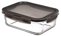 LocknLock oven glass, Deckel grau, rechteck. 1,0 l